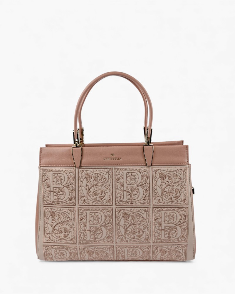 Alternative view of Medium Handle Bag - Intricate Front Pattern