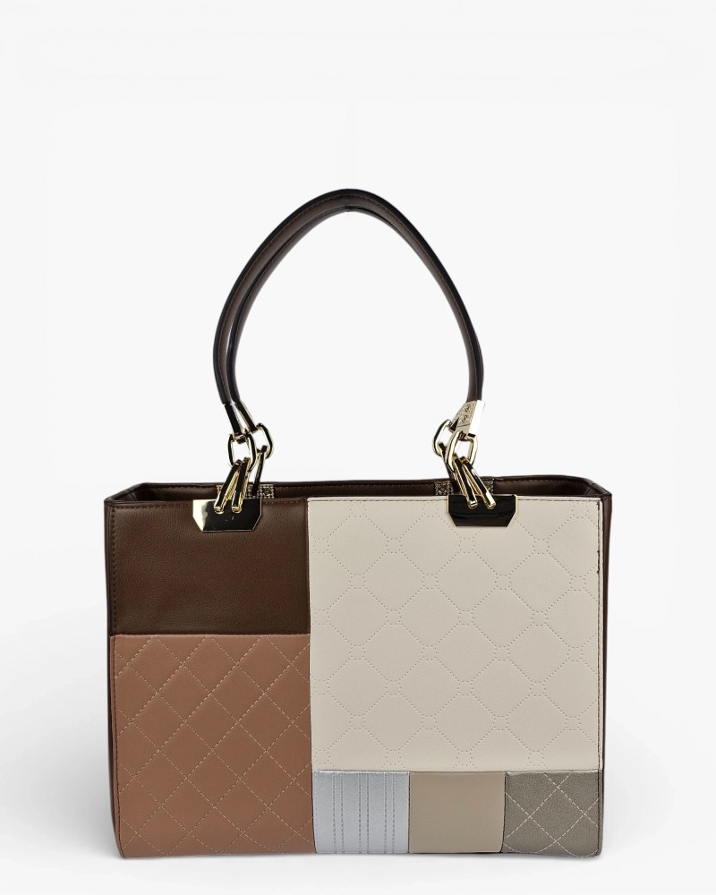 Medium Shoulder Bag - Patchwork Design