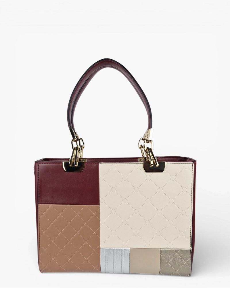 Alternative view of Medium Shoulder Bag - Patchwork Design