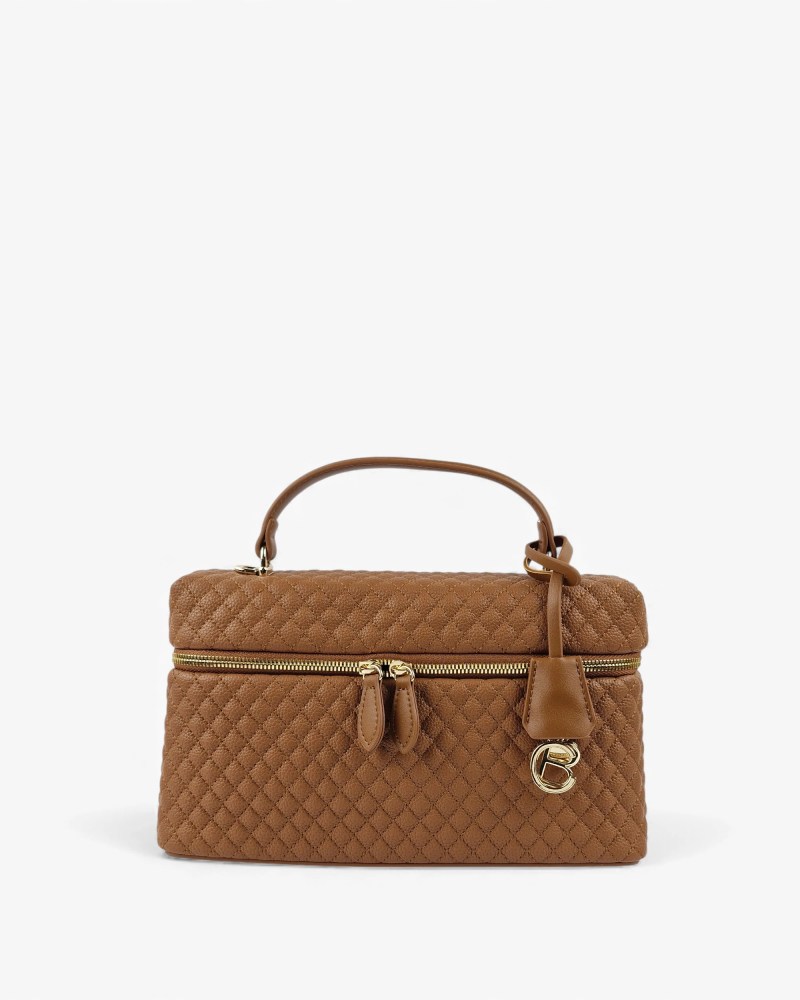 Quilted Top-Handle Bag