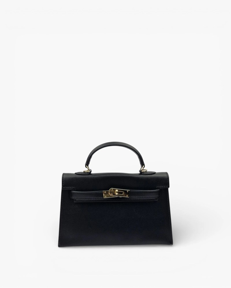 Refined Mini Bag - Gold Turn Closure