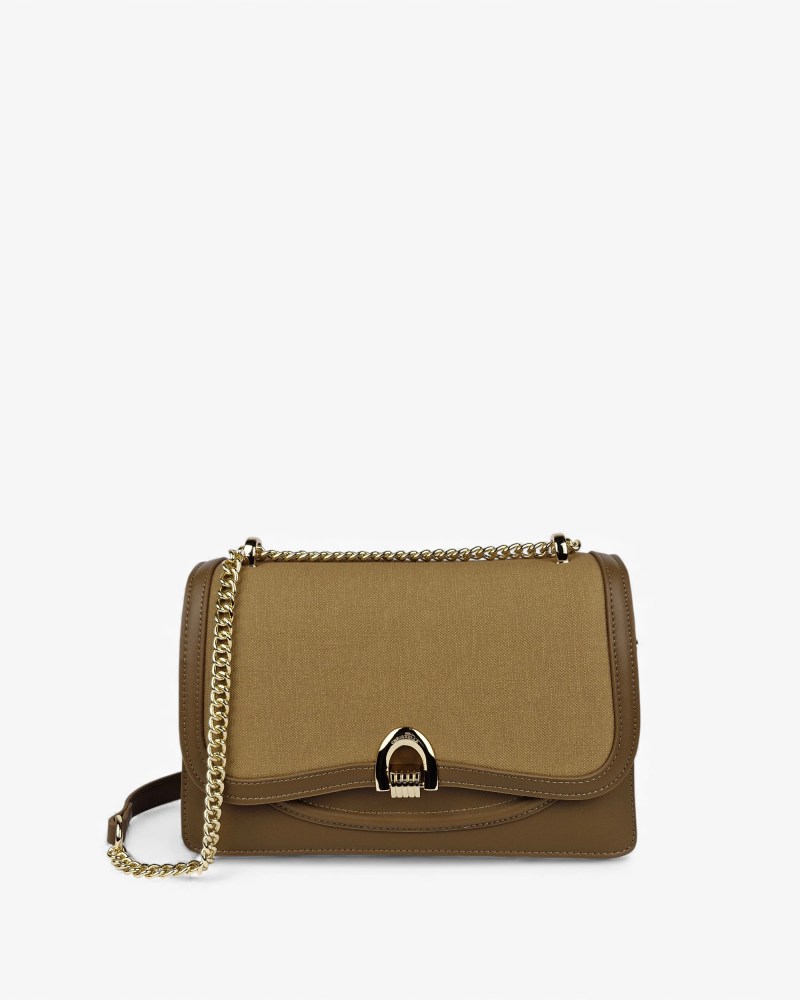 Alternative view of Two Tone Design Crossbody/Shoulder Bag