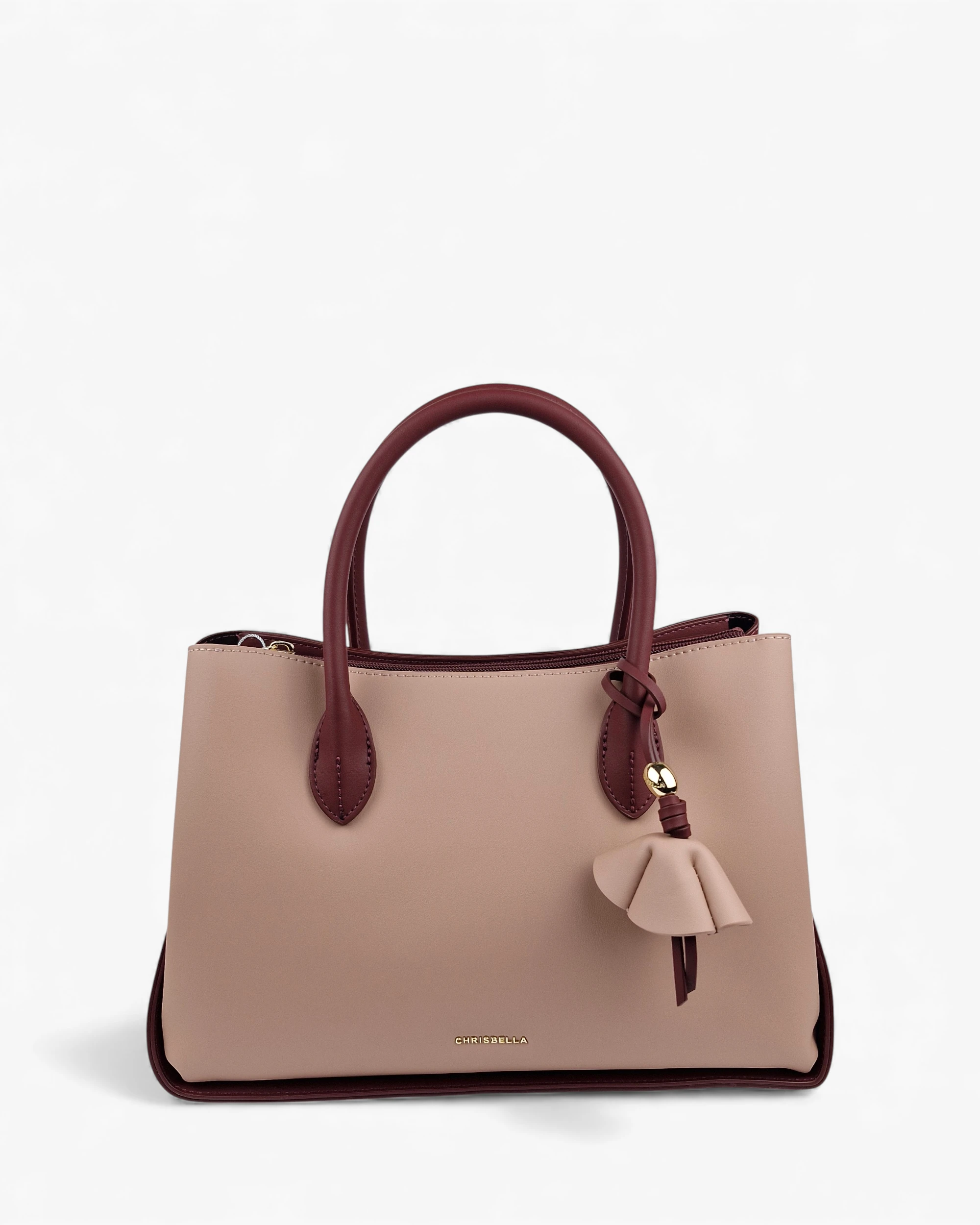 Women’s Structured Leather Handbag - Image 3