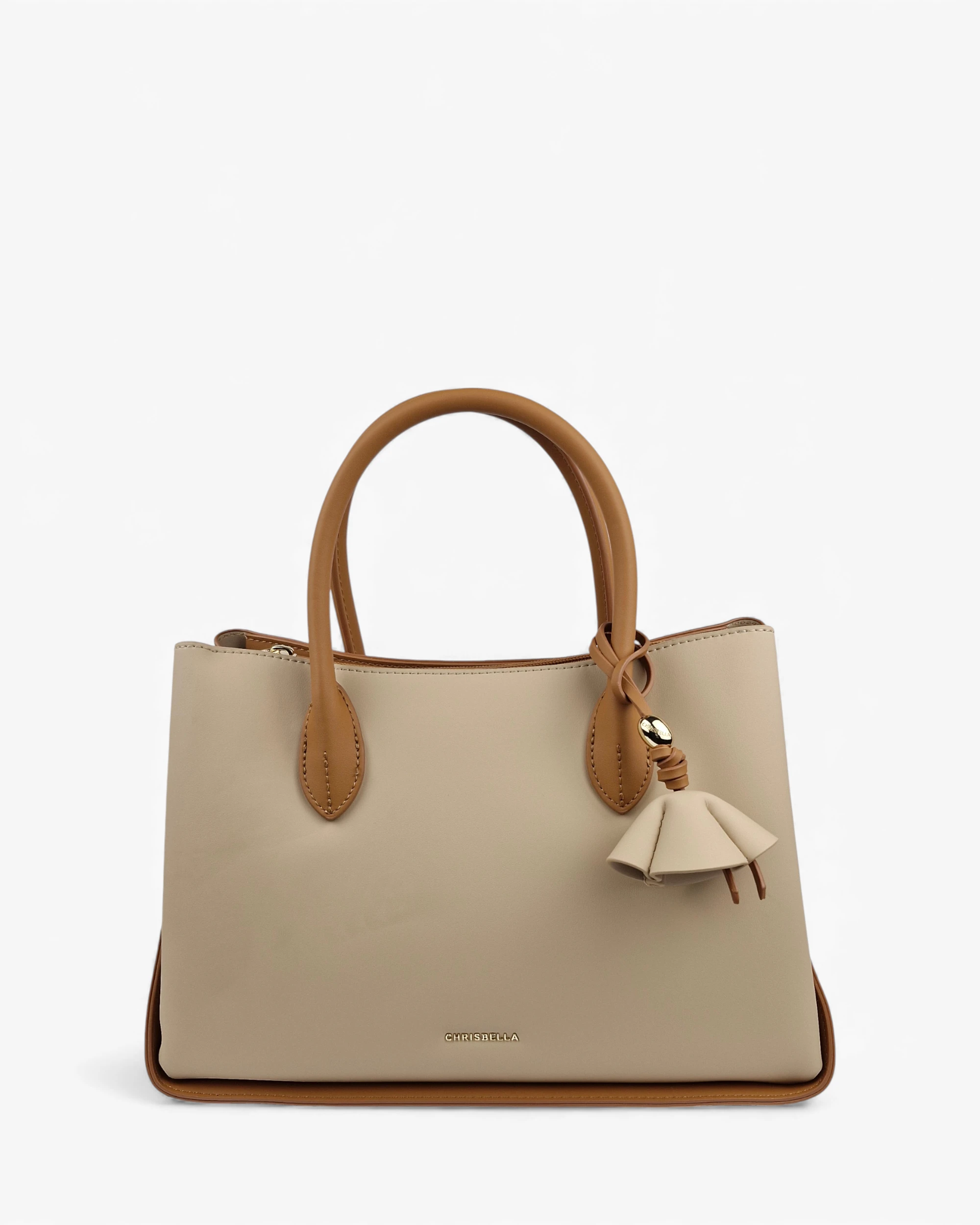 Women’s Structured Leather Handbag - Image 4